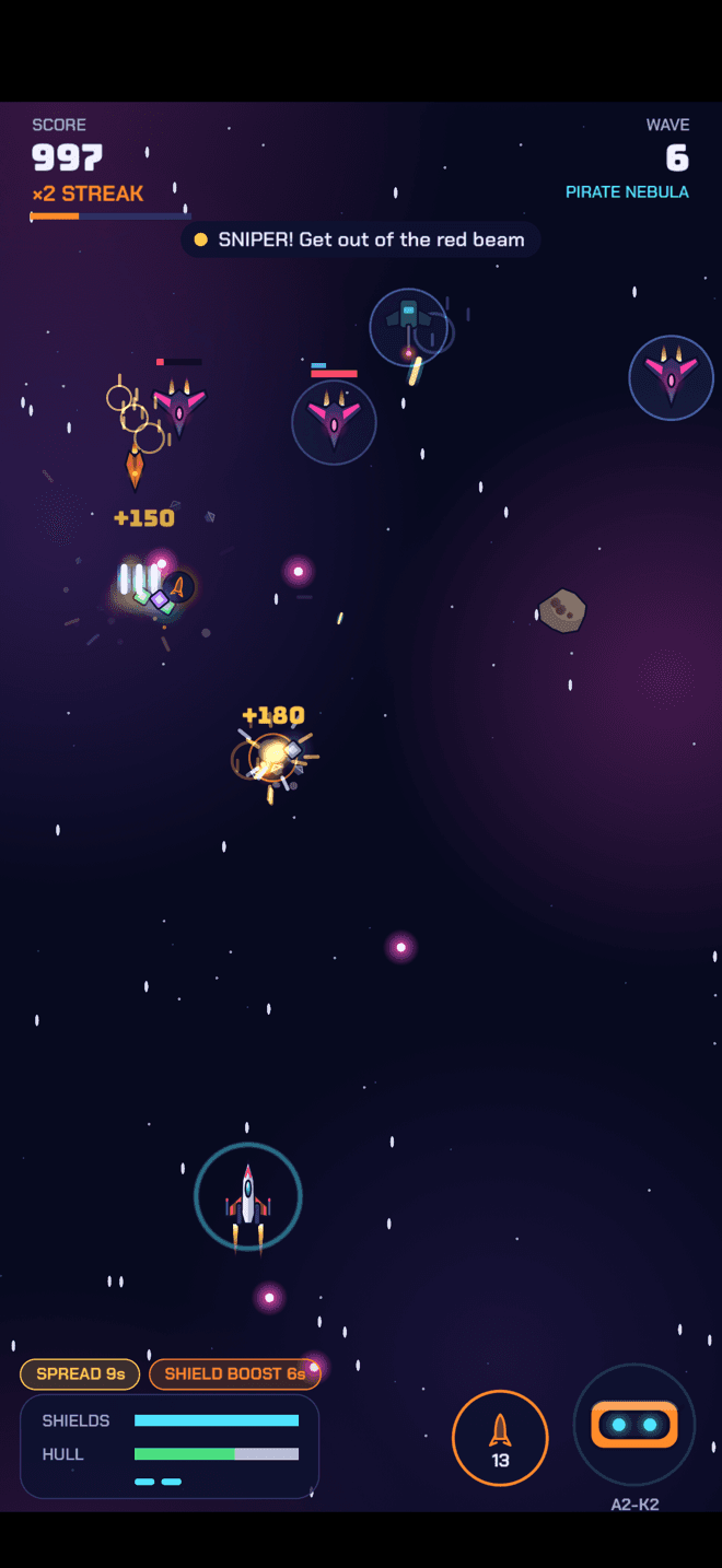 Alex's Space Adventure app screenshot